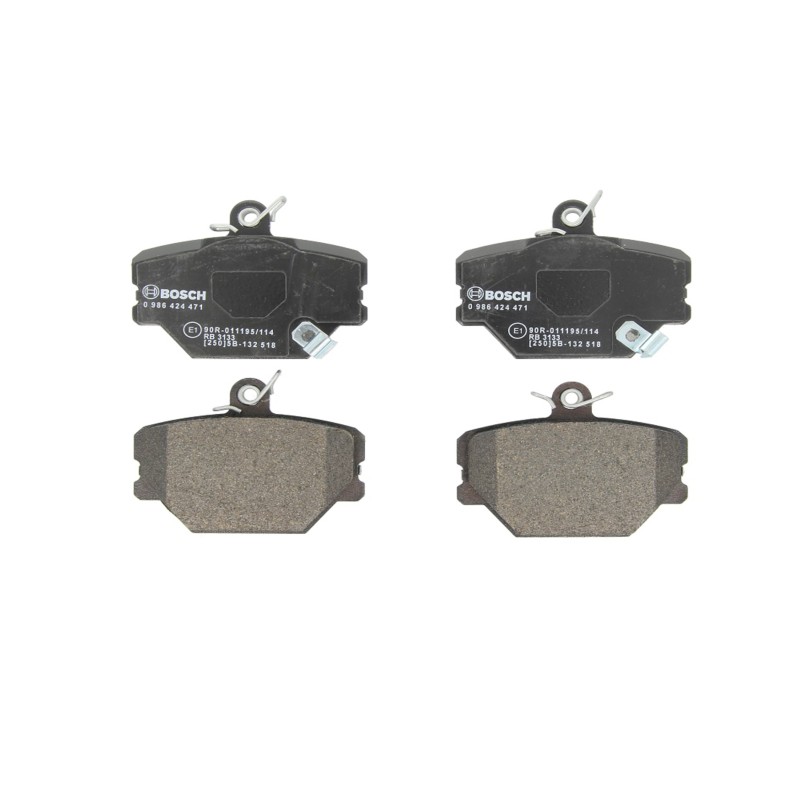 Front brake pads BOSCH 0986242471