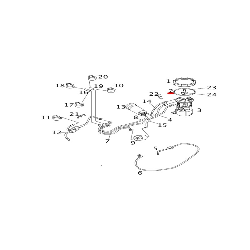 Fuel pump gasket SMART A4504780012