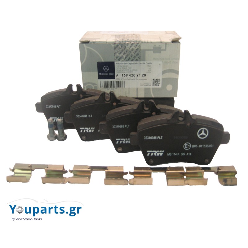 Τακάκια Σέτ εμπρός Mercedes-Benz A-class W169