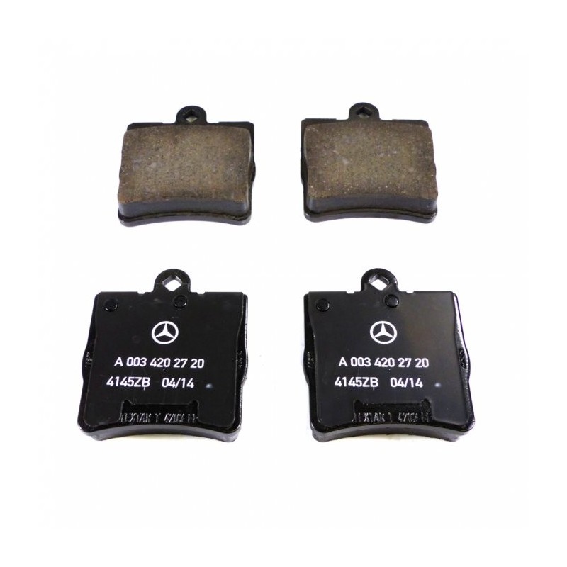 Τακάκια φρένων πίσω γνήσια Mercedes A0034202720 C W203, CLK W209, SLK