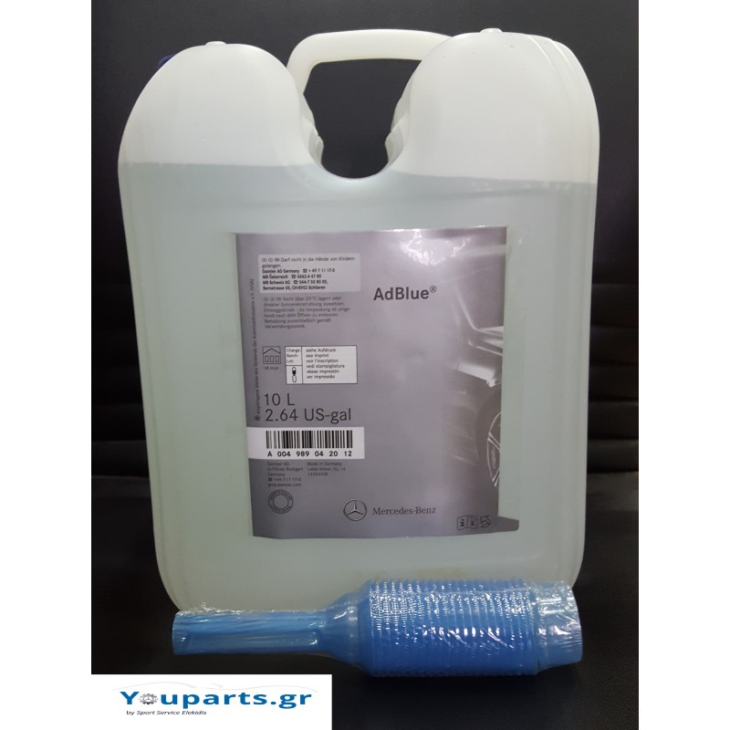 AdBlue γνήσιο Mercedes-Benz 10L A004989042012