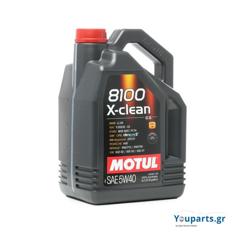MOTUL 8100 X-CLEAN C3 5W40 5lt