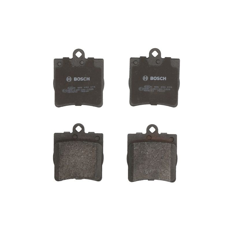 Rear brake pads for Mercedes C W203, CLK W209, SLK R171 Jurid 571925J