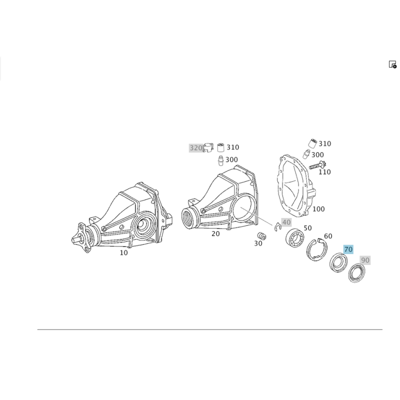 Shaft Seal / Sealing Ring Mercedes Benz A2119970146