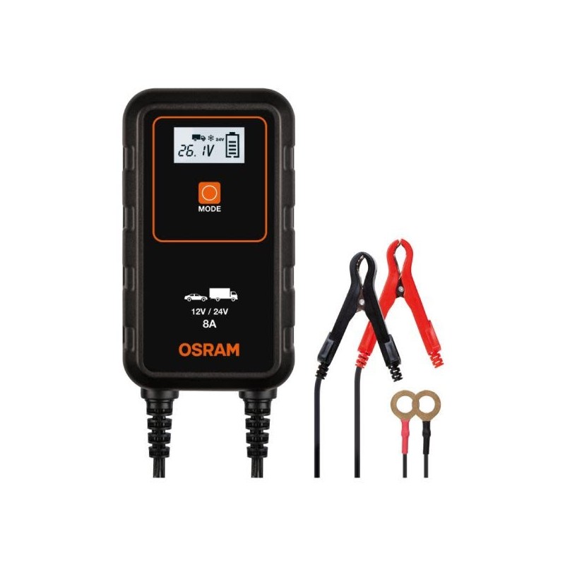 Φορτιστής Μπαταριών OSRAM BATTERYcharge 908 12V/24V OEBCS908