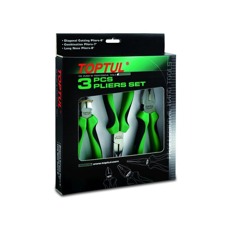3PCS Pliers Set TOPTUL
