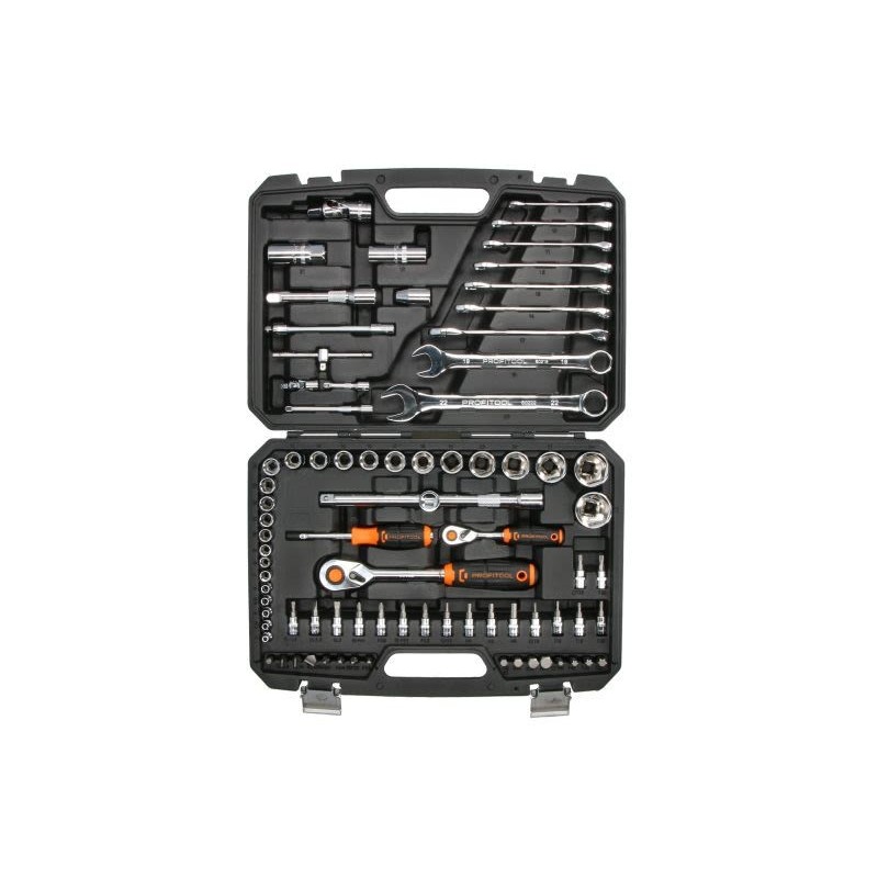 Set of tools 82 pcs 1/2 1/4" PROFITOOL
