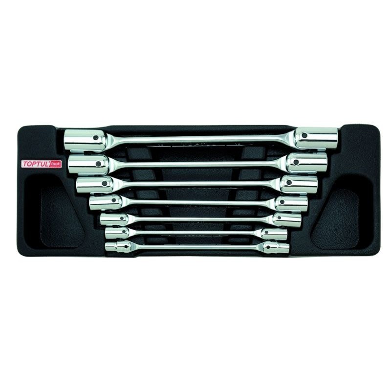 Double End Swivel-Socket Wrench Set 7pcs TOPTUL