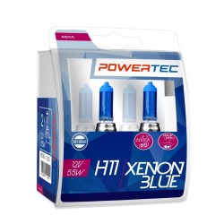 Σετ λάμπες αλογόνου  PowerTec Xenon Blue M-Tech