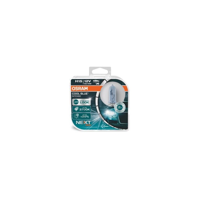 Λάμπες αλογόνου OSRAM Cool Blue Intense (Next Gen) H15 OSR64176CBN-2HB
