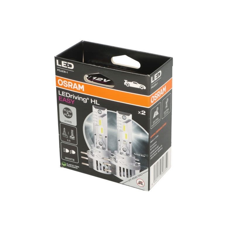 Λάμπες LED H15 Osram LEDriving HL Easy 64176DWESY-2HB (2τμχ)