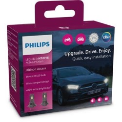 Λάμπες Philips Ultinon Access LED H7/H18 PHI 11972U2500CX