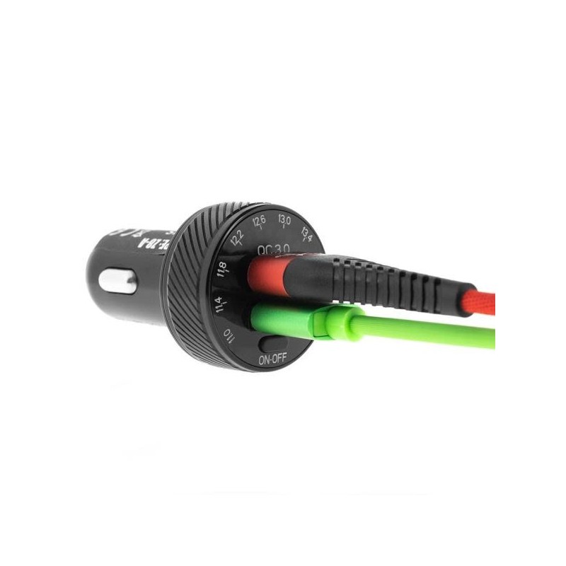 Φορτιστής Μοτοσυκλέτας & Αυτοκινήτου 4RIDE Z8-A-2xUSB QC3.0 18W