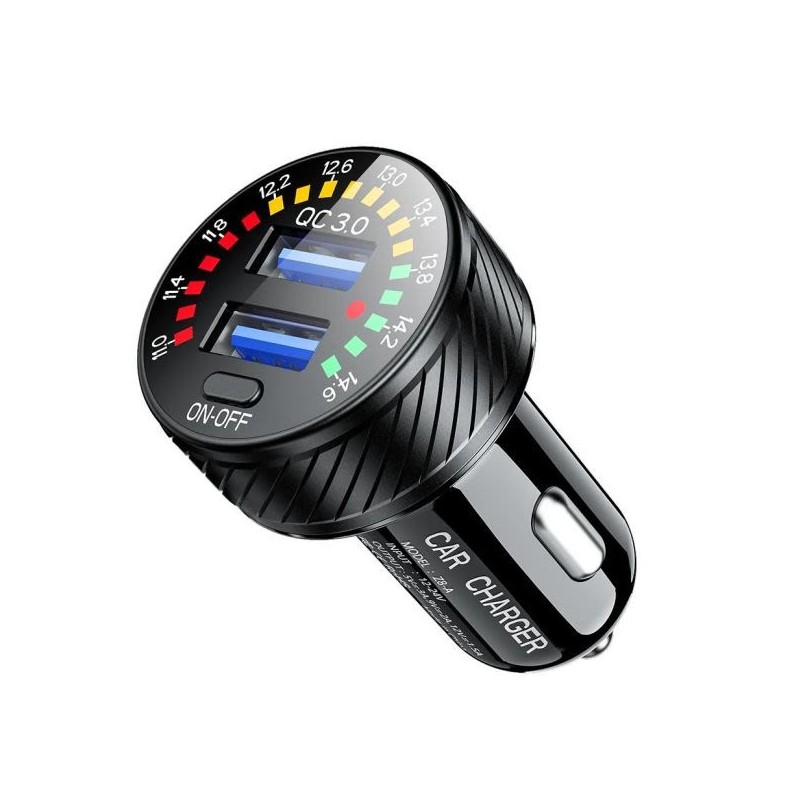 Φορτιστής Μοτοσυκλέτας & Αυτοκινήτου 4RIDE Z8-A-2xUSB QC3.0 18W