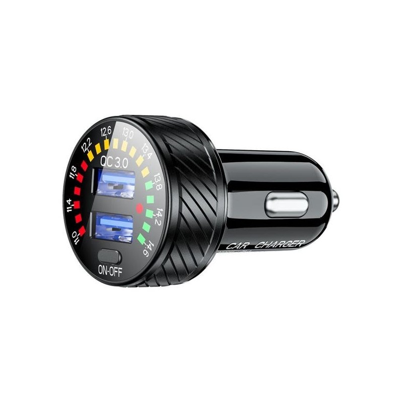 Φορτιστής Μοτοσυκλέτας & Αυτοκινήτου 4RIDE Z8-A-2xUSB QC3.0 18W