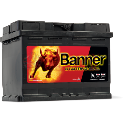 Car battery Banner Starting Bull 56219 12V 62AH - 510EN A-starter