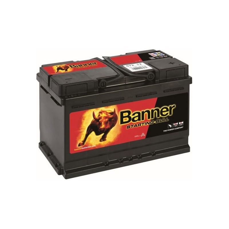 Car battery Banner Starting Bull 57212 12V 72Ah