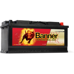 Banner Running Bull AGM START STOP 60501 12V Capacity 20hr 105(Ah) EN (Amps) 950EN battery
