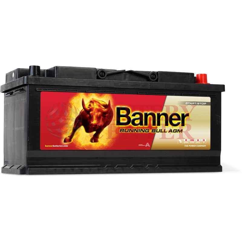 Μπαταρία Banner Running Bull AGM START STOP 60501 12V Capacity 20hr 105(Ah) EN (Amps) 950EN Εκκίνησης