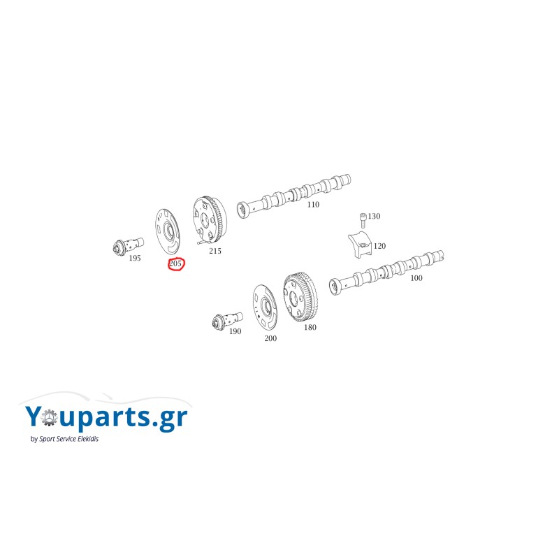 Pulse wheel Mercedes-Benz A2720510739