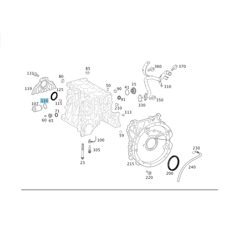 O-Ring Mercedes-Benz A0189970245