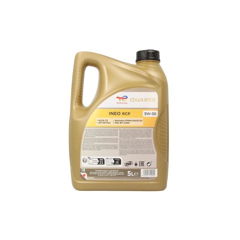 TotalEnergies Quartz Ineo RCP 5W-30 5L RENAULT,CITROEN,PEUGEOT
