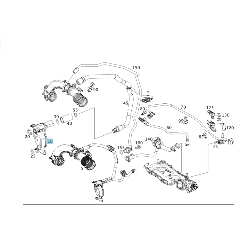 Oil Separator Mercedes Benz  M270/M274 A2700109703