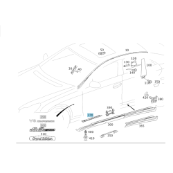 Seal Mercedes Benz A2196980798 CLS-Class