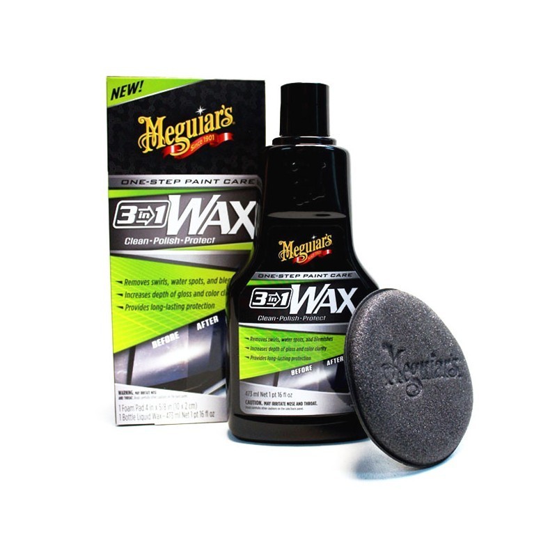 Meguiar's 3-in-1 Wax G191016-EU | Υγρό Κερί Αυτοκινήτου 473ml