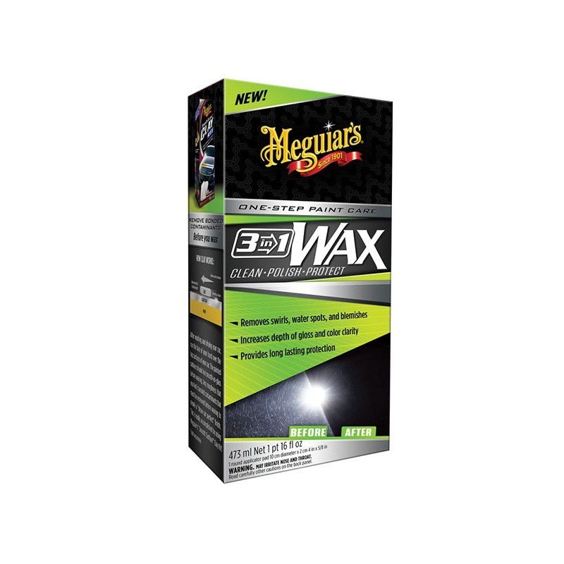 Meguiar's 3-in-1 Wax G191016-EU | Υγρό Κερί Αυτοκινήτου 473ml