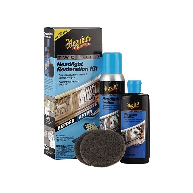 Meguiar's 2-Step Headlight Restoration Kit (G2970)