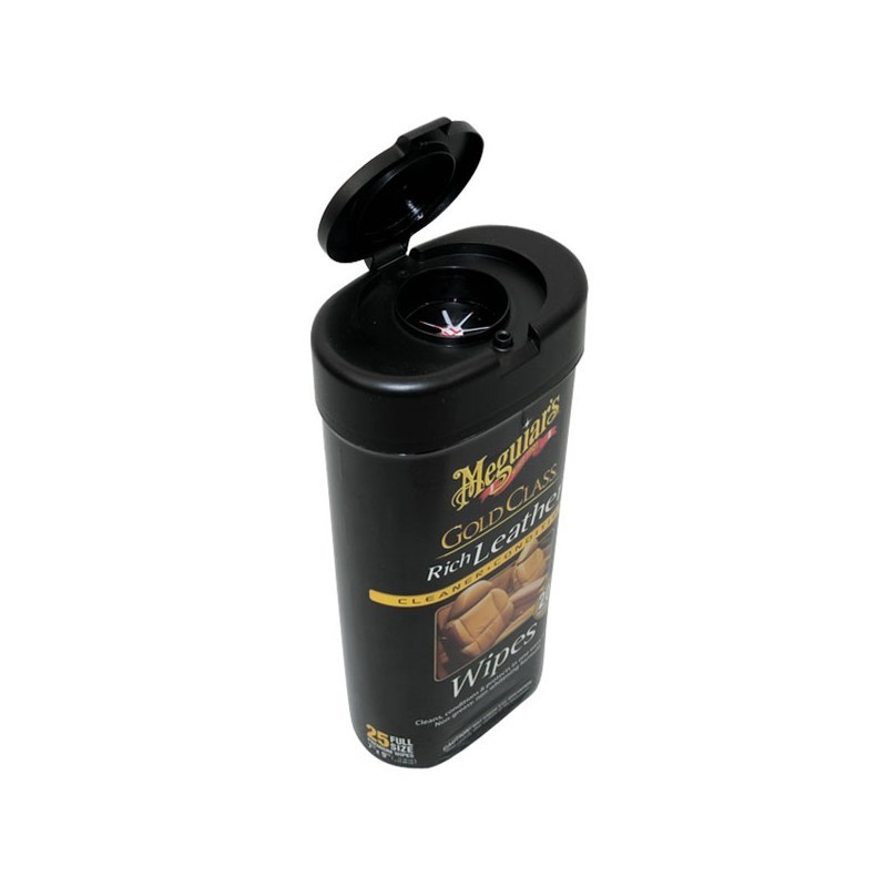Meguiar's Gold Class Rich Leather Wipes 3 Σε 1 Cleaner G10900