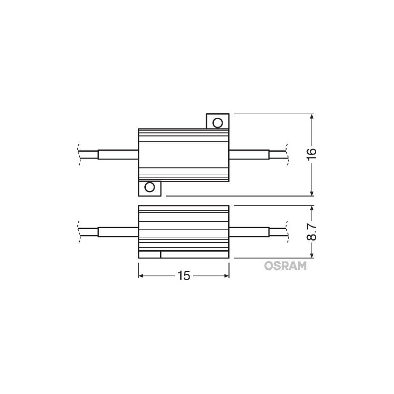 OSRAM LEDriving CANBUS Control Unit 5W (OSRLEDCCU01-2HFB) – Pack of 2