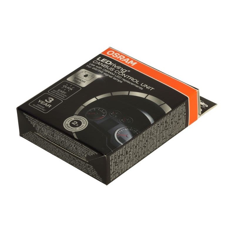 OSRAM LEDriving CANBUS Control Unit 5W (OSRLEDCCU01-2HFB) – Pack of 2