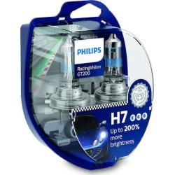 ΛΑΜΠΕΣ ΣΕΤ Η7 12V 55W PX26D RacingVision GT200 PHILIPS