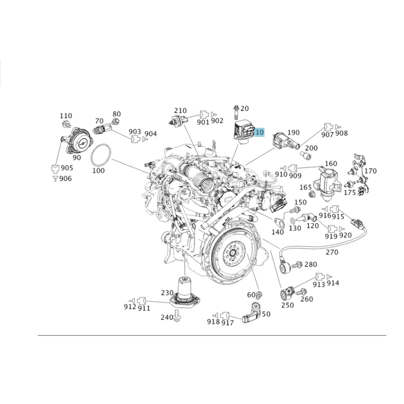 Genuine Mercedes Variable Timing Solenoid A2709820000