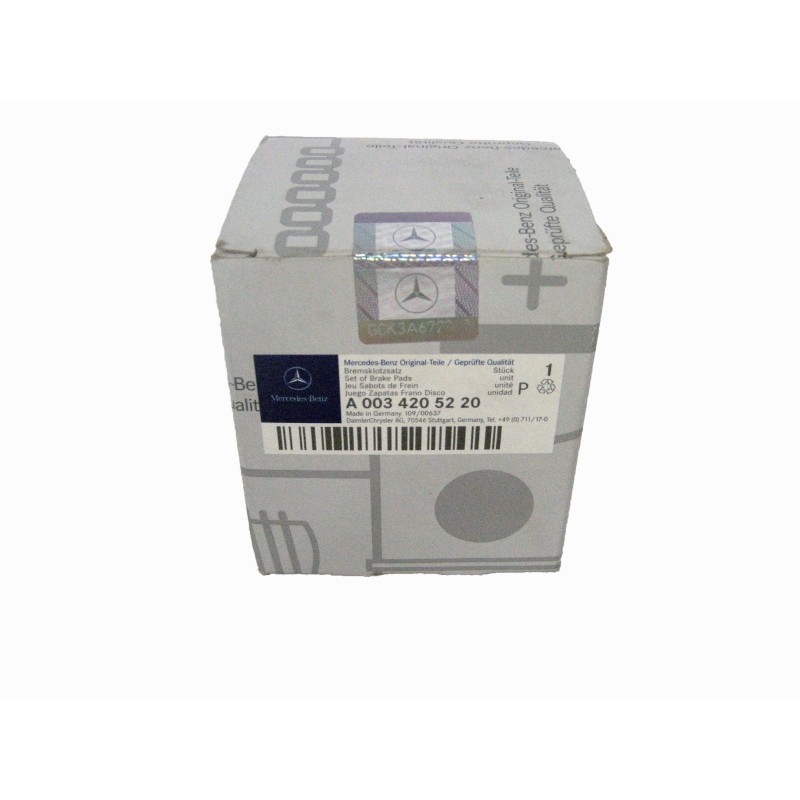 Brake pads rear Mercedes-Benz A0034205220