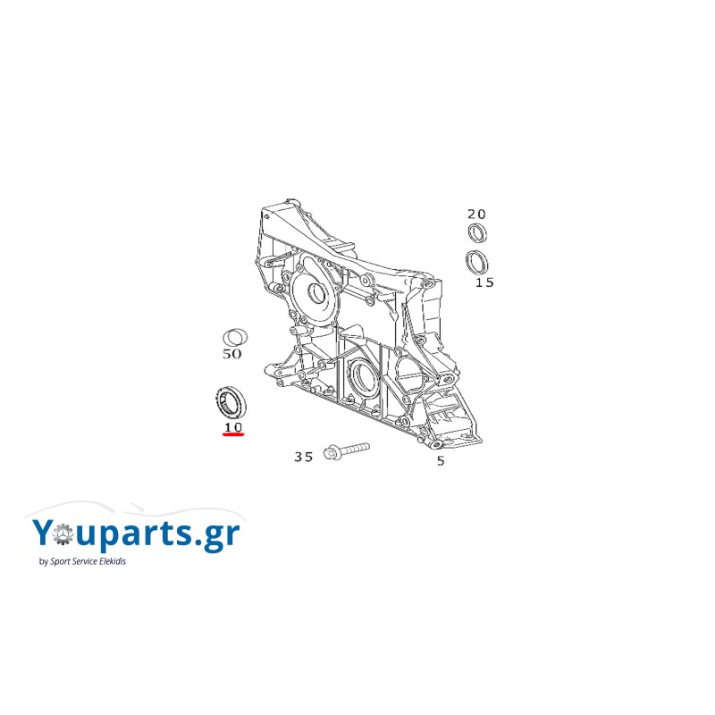 Crankshaft oil seal Mercedes-Benz A0239978447